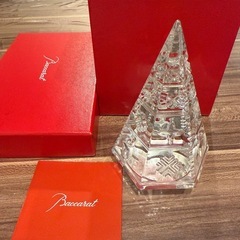バカラ　クリスマスツリー　クリスタルの画像