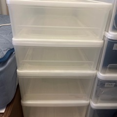 【4段】ニトリ製品__プラスチック衣装ケースの画像