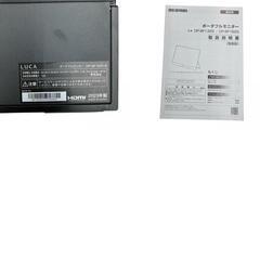 186000 現状品 IRISOHYAMA アイリスオーヤマ Luca ポータブルモニター DP-BF162S-B  ブラック 15.6インチ [0000000001722]の画像