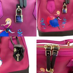 186000 Samantha Thavasa サマンサタバサ ディズニー100　コラボカバン　アナ　カバン　バッグ　美品 ピンク レディース [0000000001723]の画像
