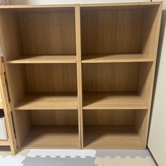 カラーボックス2つセットの画像