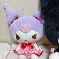 クロミちゃん　超特大ぬいぐるみ＆ドレスアップぬいぐるみの画像