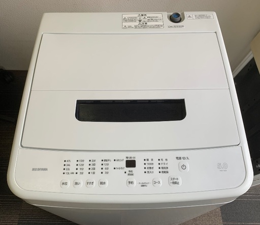 【美品】2024年製 アイリスオーヤマ 洗濯機 5.0kg IAW-T504