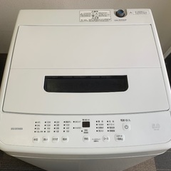 【美品】2024年製 アイリスオーヤマ 洗濯機 5.0kg IAW-T504の画像