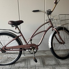 中古・美品 ビーチクルーザー ANIMATO 26インチ 自転車※引取り限定※ 美品 ビーチクルーザー ANIMATO 26インチ 自転車※引取り限定※