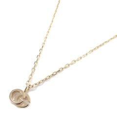 GUCCI グッチ ネックレス ダブルＧ チェーン ペンダント K18 ローズゴールド 新品同様　正規直営店　687118 J8500 5702の画像