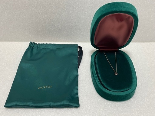 GUCCI グッチ ネックレス ダブルＧ チェーン ペンダント K18 ローズゴールド 新品同様　正規直営店　687118 J8500 5702