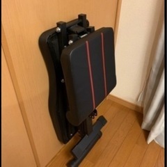 トレーニングベンチ　おりた折りたたみの画像