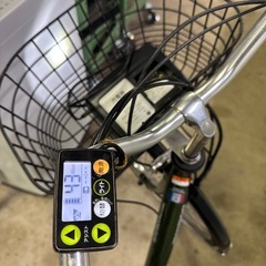 【やや傷や汚れあり】電動アシスト自転車　YAMAHA PAS natura ヤマハ　パス ナチュラ オリーブグリーンカラー  YAMAHA PAS Natura  26インチの画像