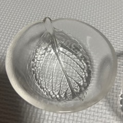 【食器】葉っぱ柄の小皿の画像