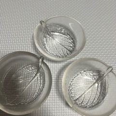 【食器】葉っぱ柄の小皿の画像