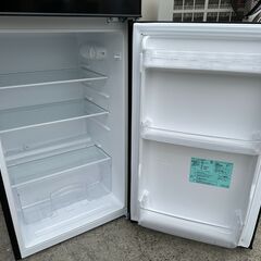 【動作保証あり】Haier ハイアール 2021年 JR-N130B(K) 130L 2ドア 直冷式 冷凍冷蔵庫【管理KRR786】の画像