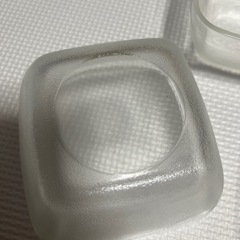 【食器】高さのあるガラスの食器の画像