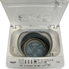 ハイセンス　洗濯機　HW-G45E4KW  4.5kg   17年製の画像