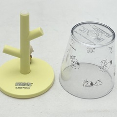 【未使用】スヌーピー ミニうがいコップ＆スタンドの画像