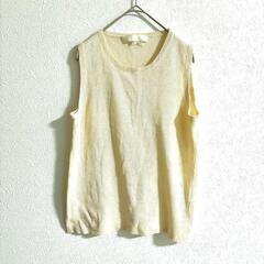 ギャルリーヴィー ベスト レディース ニットベスト リネン 麻の画像