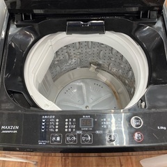 maxzen 全自動洗濯機 JW50WPO1BK 5.0kg 2024年製の画像