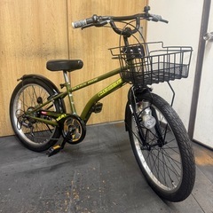 中古車 Jrマウンテン DRIDE 22インチ 6段変速 LEDリモコンライト 美品