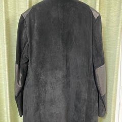 ディアスキン　レザーコート　チェスターコート　 本革 レザージャケット ブラック アウター レザー ジャケット 黒の画像