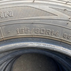 DUNLOP 155/80R14 24年製　冬タイヤの画像