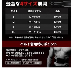 トレーニングベルト、Mサイズの画像