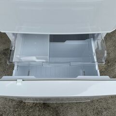 【動作保証あり】MITSUBISHI ミツビシ 2017年 MR-C37A-W 370L 3ドア 冷凍冷蔵庫 自動製氷【管理KRR787】の画像