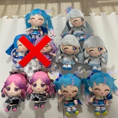 映画キミとアイドルプリキュア　コロっとまんまるぬいぐるみ　キッス　スカイ　ニャミー　の画像