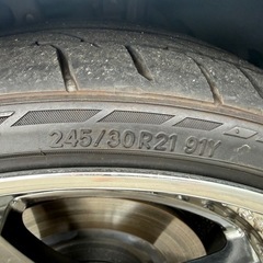 WORK ワーク 21インチ 5スポーク ホイールせつセット