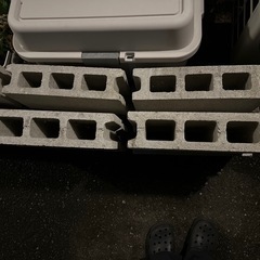 ブロック　コンクリート　8個　の画像