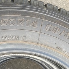 TOYO 155/80R14 24年製＋23年製　冬タイヤの画像