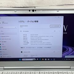 美品＞09131　軽量 Panasonic レッツノート CF-LV9 8GB/SSD512 i5 office2024 Win11 大画面ノートパソコンの画像