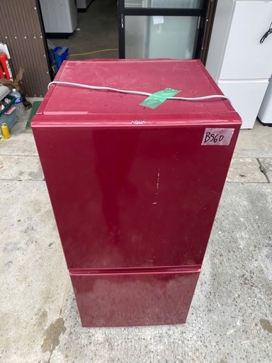 NO B560?福岡市内配送設置無料✨?AQUA アクア 冷蔵庫（157L・右開き）ルージュ AQR-16E（R）