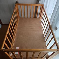 ベビーベッド　赤ちゃん　ベッドの画像