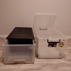 衣装ケース２個セット　無料でお譲りしますの画像