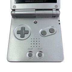 186000 現状品 Nintendo 任天堂 ニンテンドウ ゲームボーイアドバンス SP AGS-001  シルバー [0000000001751]の画像