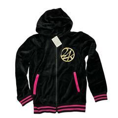 186000 24Karats　セットアップ　★美品★ ブラック　ピンク ベロア レディース [0000000001752]の画像