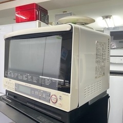 配送可能　保証付き 日立 HITACHI オーブンレンジ 31L パールホワイト MRO-MS8 の画像