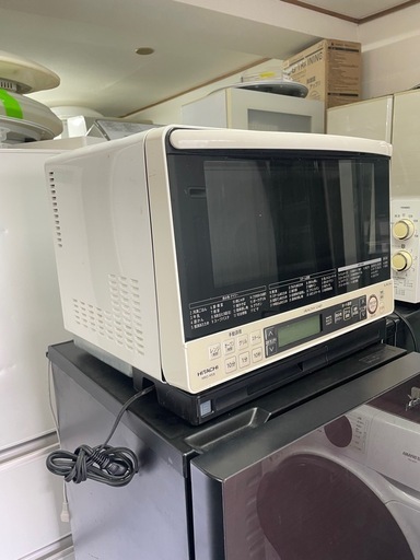 配送可能　保証付き 日立 HITACHI オーブンレンジ 31L パールホワイト MRO-MS8 