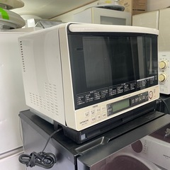 配送可能　保証付き 日立 HITACHI オーブンレンジ 31L パールホワイト MRO-MS8 の画像