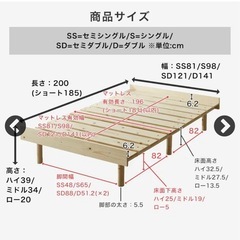 ネルコンシェルジュ　マーヴィン　すのこベッド　シングルの画像