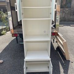 配送可能 食器棚 キッチンボード レンジ台 家具 収納家具 キッチン収納の画像