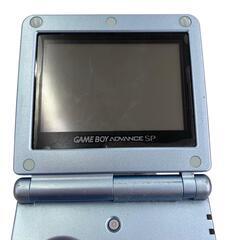 186000 現状品 Nintendo 任天堂 ニンテンドウ ゲームボーイアドバンス SP AGS-001  ブルー　パールブルー [0000000001756]の画像