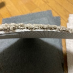 ニトリの洗えるタイルカーペット　40cm✖️40cm 9枚の画像