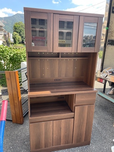 配送可能 ロウヤ　食器棚　キッチンボー　レンジボード等