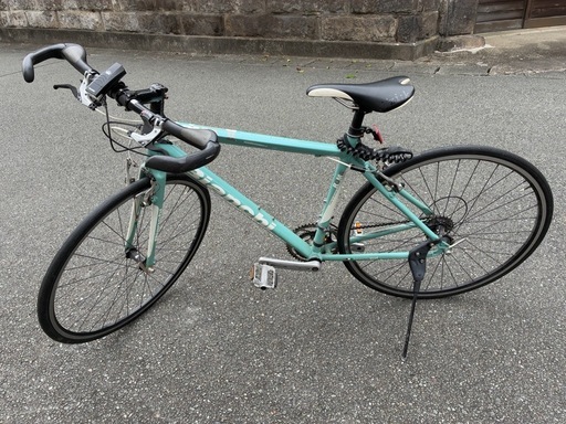 BIANCHI ビアンキ ローマ2 ROMAⅡ クロスバイク 水色 イタリア製 8速ギア SHIMANO