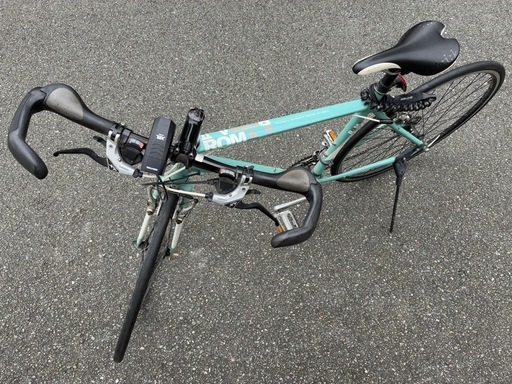BIANCHI ビアンキ ローマ2 ROMAⅡ クロスバイク 水色 イタリア製 8速ギア SHIMANO