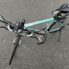 BIANCHI ビアンキ ローマ2 ROMAⅡ クロスバイク 水色 イタリア製 8速ギア SHIMANOの画像