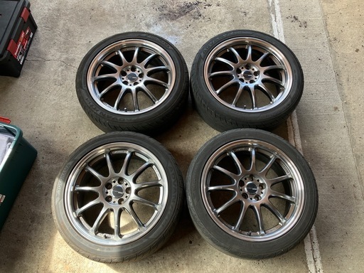 WORK17インチPCD100&YOKOHAMA ADVAN