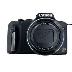 186000 現状品 canon キャノン デジタルカメラ PowerShot SX170 IS PC2006  ブラック [0000000001763]の画像