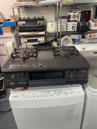 配送可能　保証付き 2023年製パロマ PA-S45B-R-LP チャコール  ［LPガス専用・右強火力